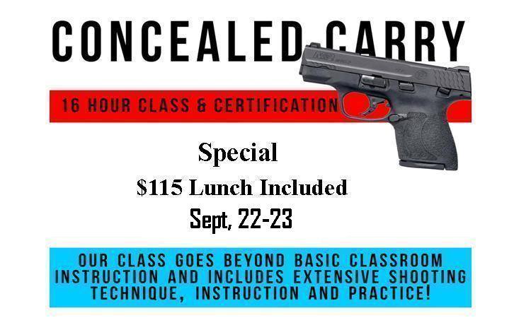 Concealed Carry Class Photo